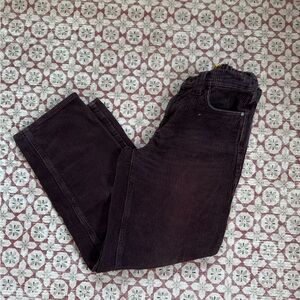 Dark Brown Corduroy Pants